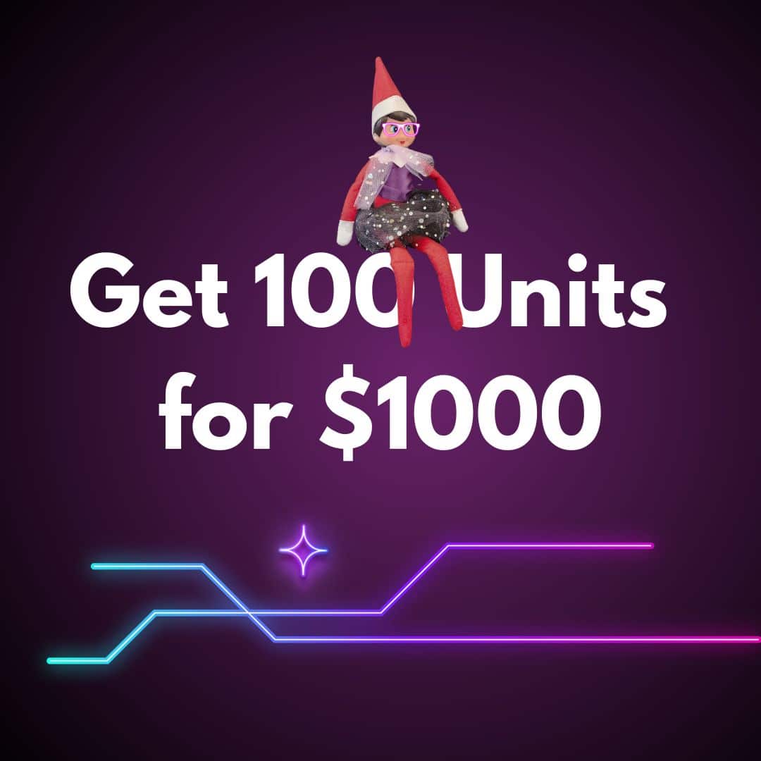 Get 100 units for $1000