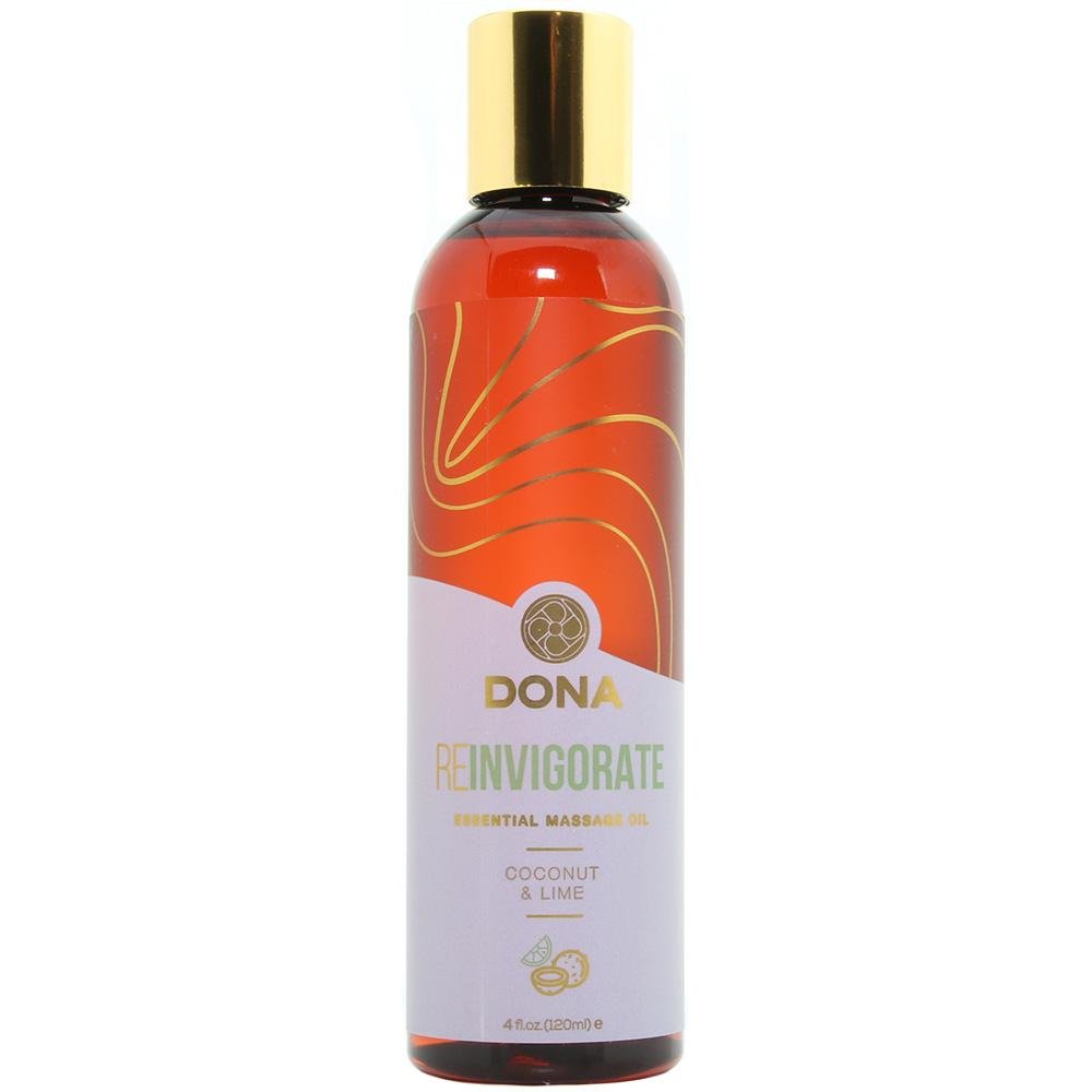 Reinvigorate Massage Oil 4oz/120ml in Coconut & Lime