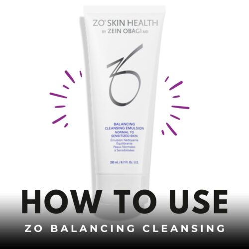 How to use ZO Balancing Cleansing Emulsion